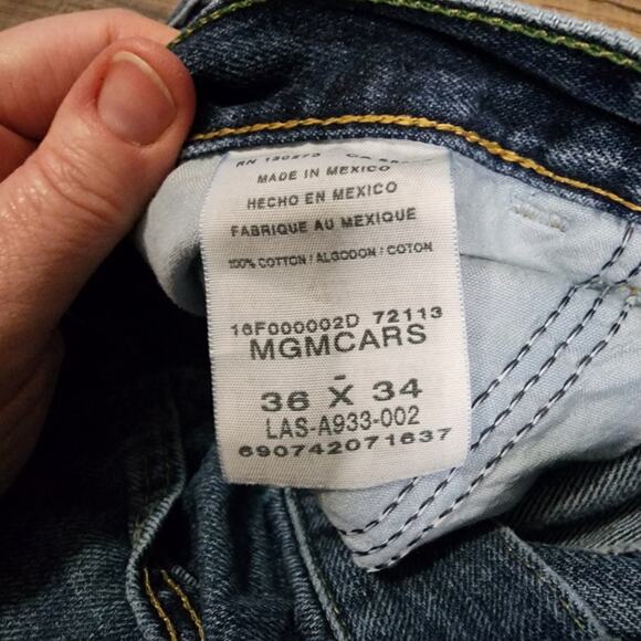 Gander Mountain men's jeans 36x34 dark blue wash 2261 - Picture 8 of 10